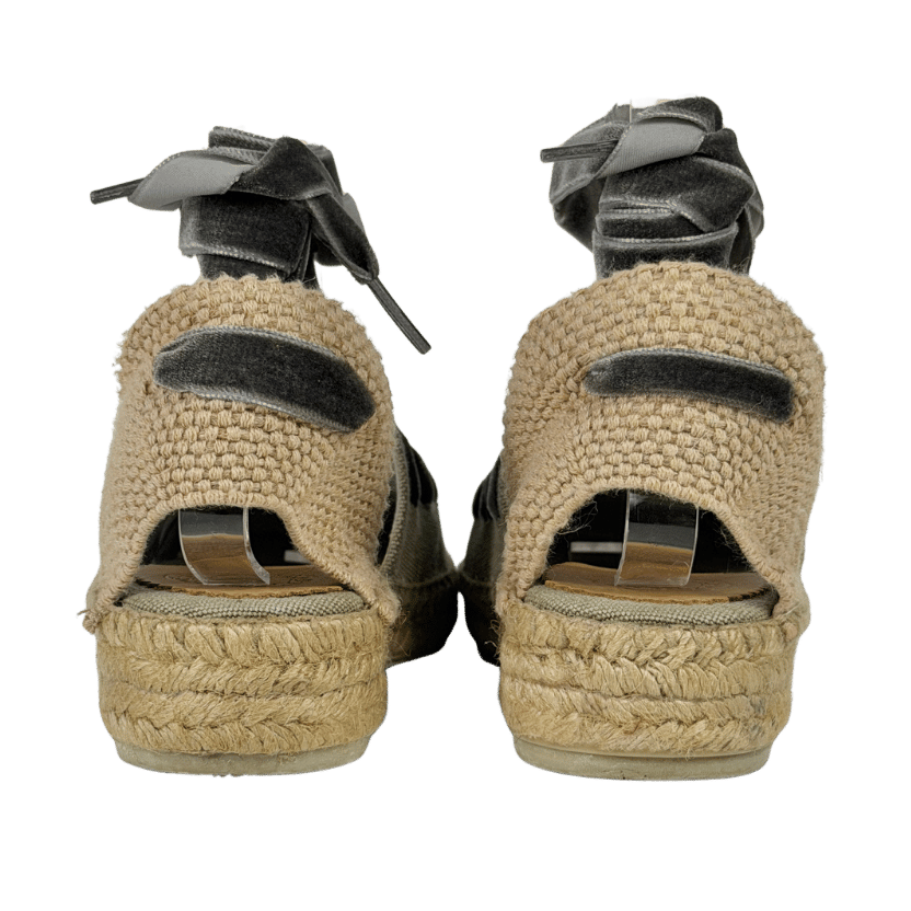 Penelope Chilvers Green Low Valenciana Dali Espadrille UK 7 EU 40