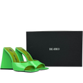 THE ATTICO Green Devon 115mm Mules Sandals EU 38 UK 5