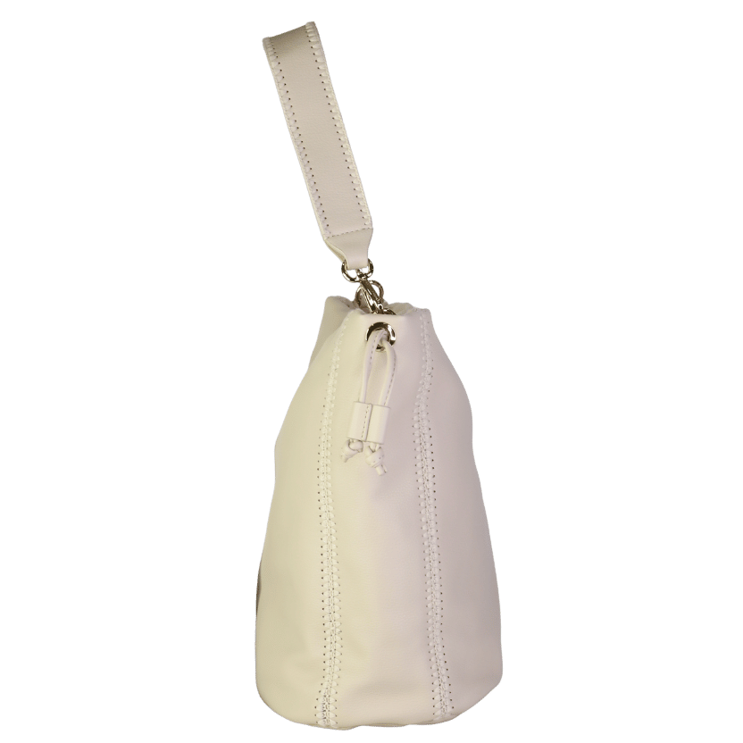 Tommy Hilfiger Cream TH Soft Bucket Bag