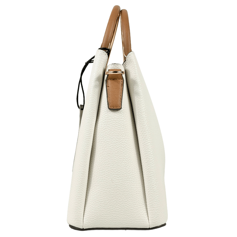 ALDO Cream / Tan / Gold Sloana  Top Handle Bag With 2 Shoulder Straps
