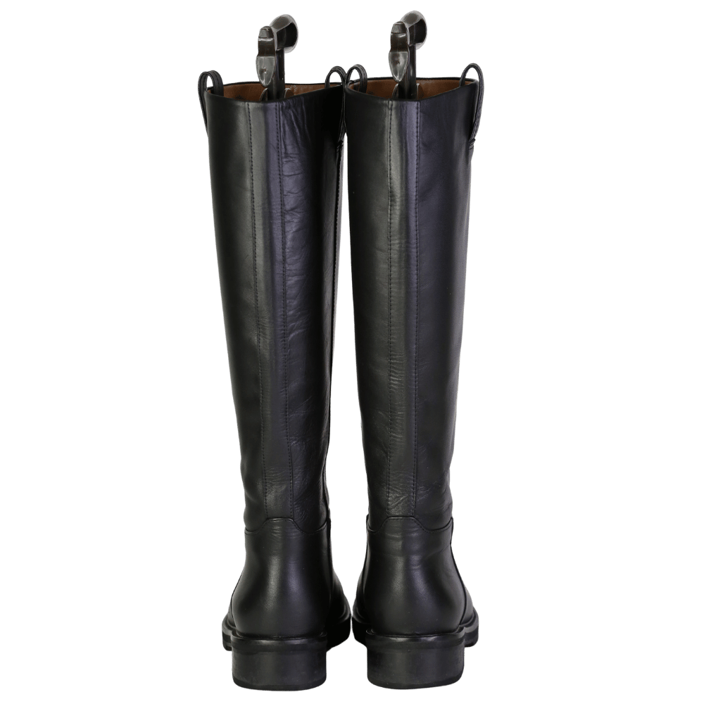 Flattered Florentine Leather Black UK 4 EU 37 👠