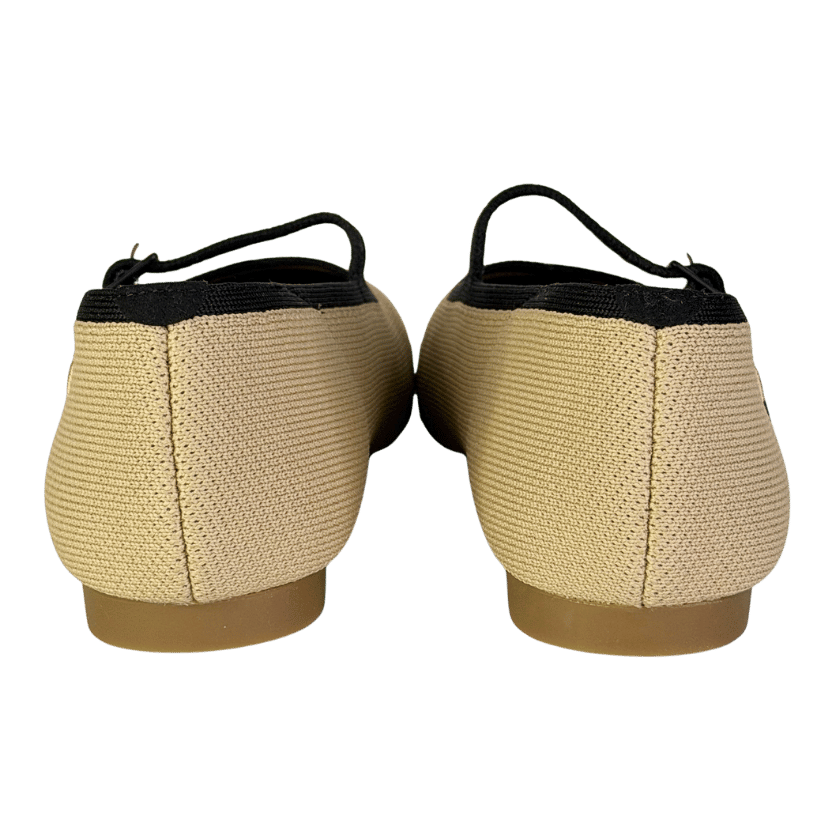 VIVAIA Sustainable Washable Brown Square-toe Mary Jane Flats UK 5.5 EU 38.5 👠