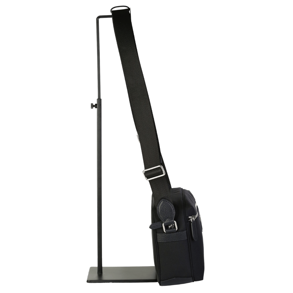 Smythson Black Norton Nylon-canvas And Leather Crossbody Bag