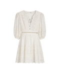 Zimmermann White Broderie Day Dress Sz 0p (petite) UK 6