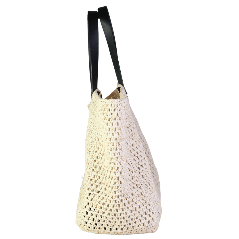 Anine Bing Beige Rio Large Straw Tote Bag One Size