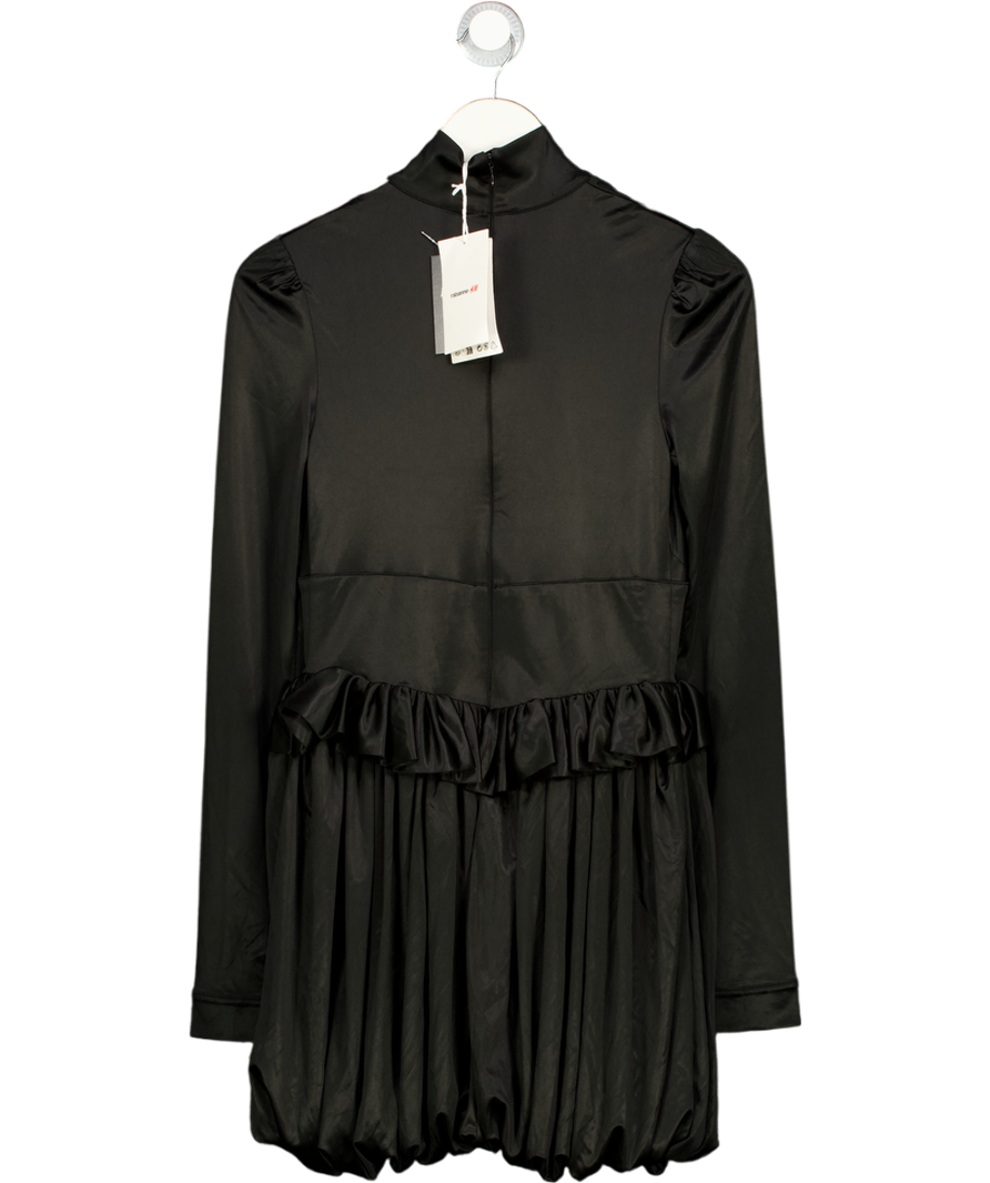 Paco Rabanne X  H&m Black Ltd.edition Jersey Puff-skirt Dress UK S