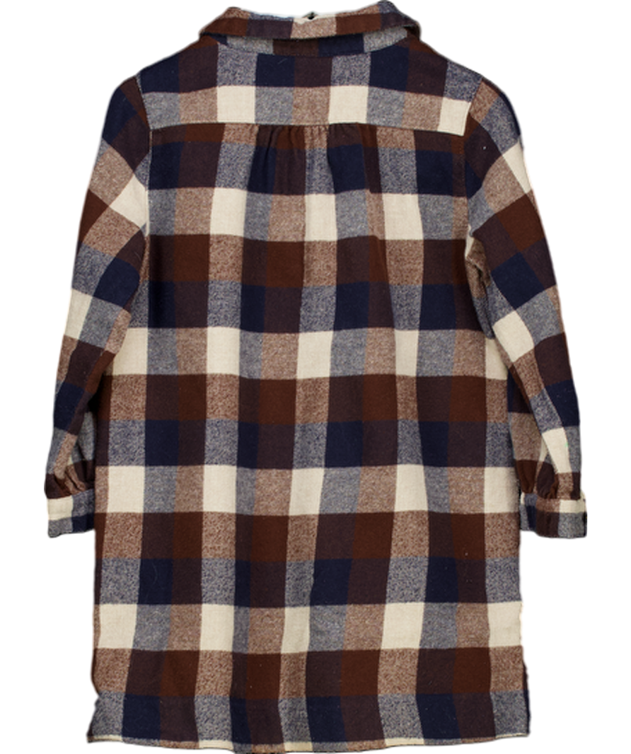 Caramel baby & child Brown Check Dress 4 Years