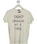 James Perse White X R13 Off-white 'don't Grow Up' Boy T-shirt UK XS