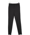 REISS Black Wool Blend Willow Tapered Tailored Trousers UK 4