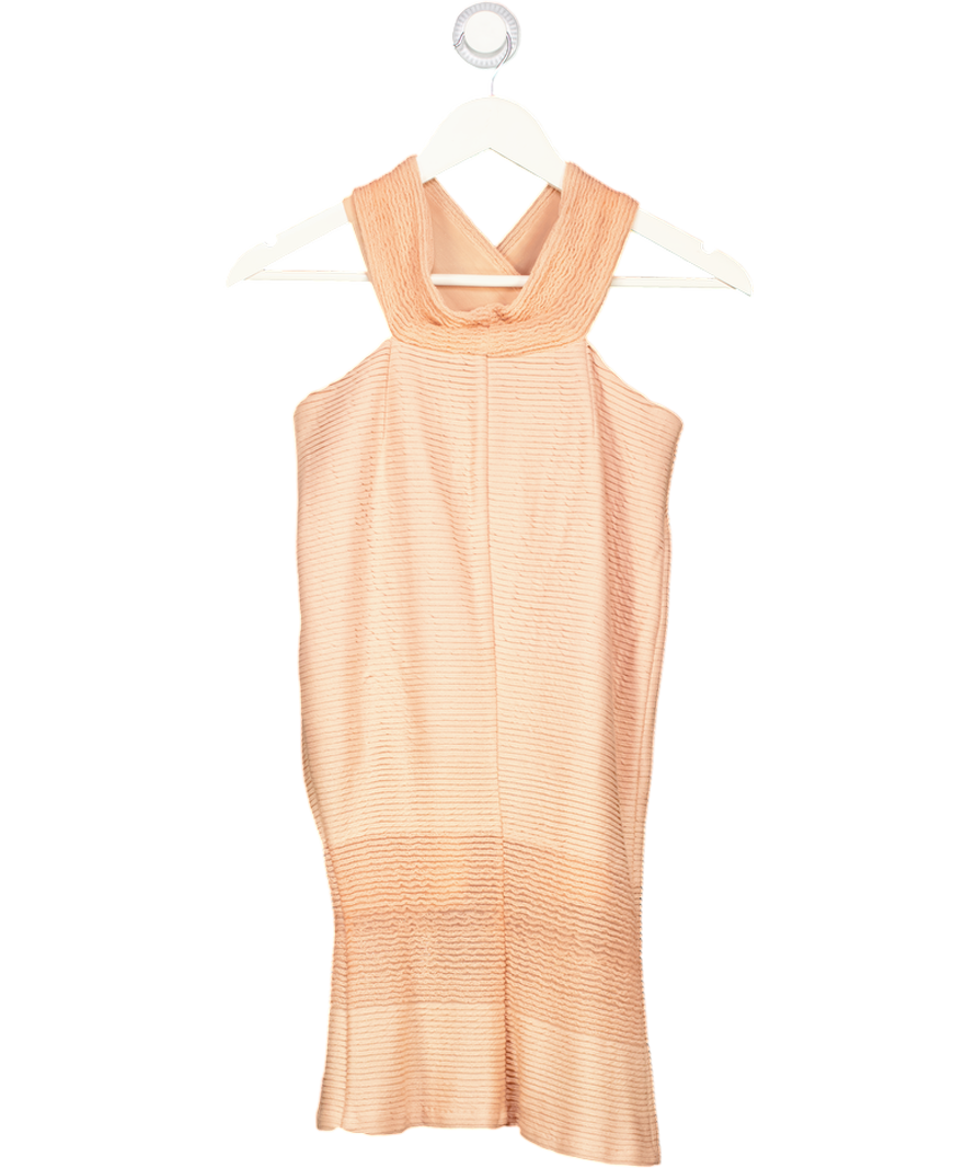 Jonathan SImkhai Pink Peach Mini Dress UK 4