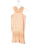 Jonathan SImkhai Pink Peach Mini Dress UK 4