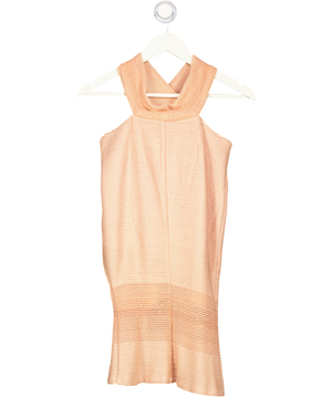 Jonathan SImkhai Pink Peach Mini Dress UK 4