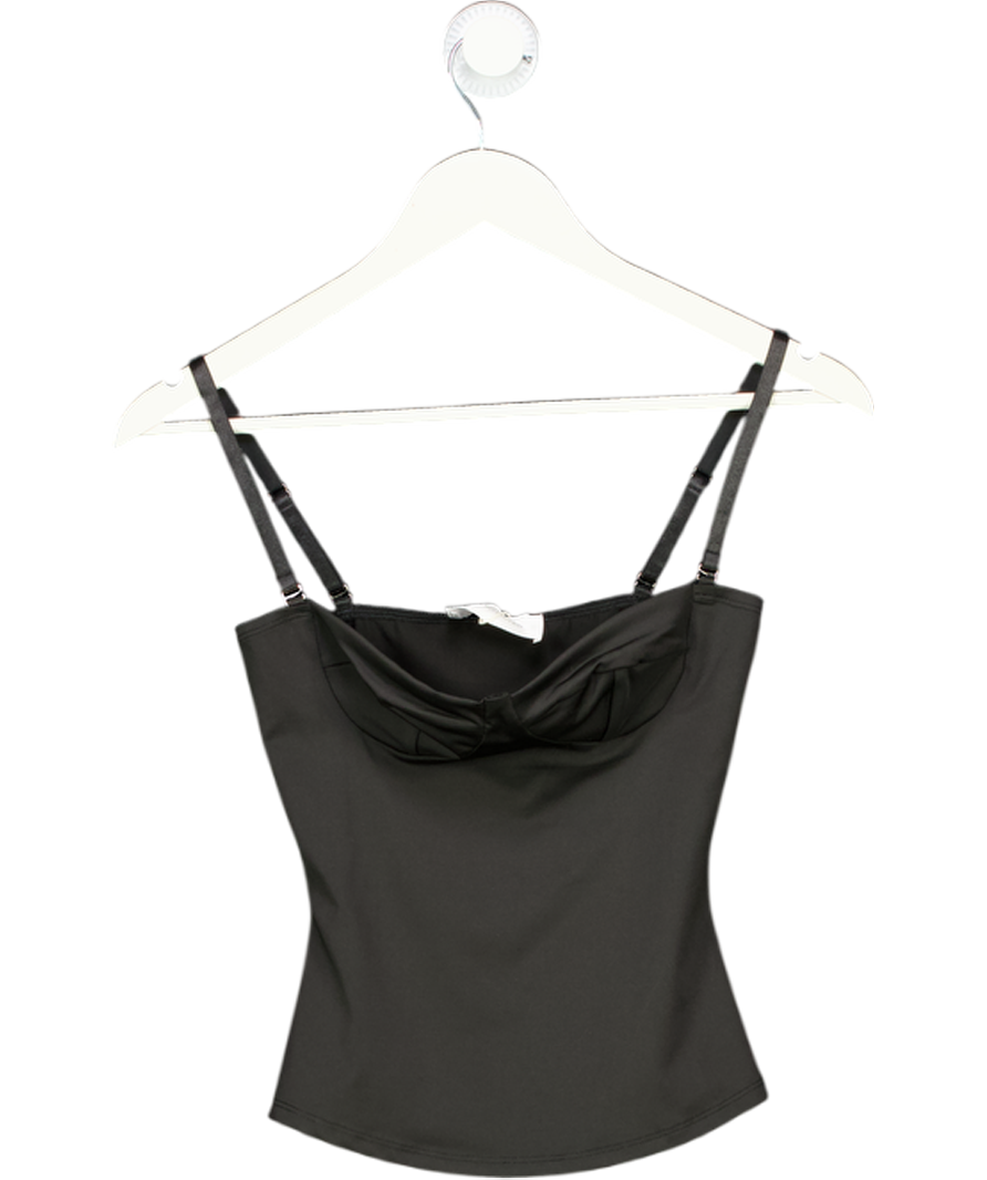 WINCHESTER STUDIOS Black Soft Bust Cup Corset Top UK 6