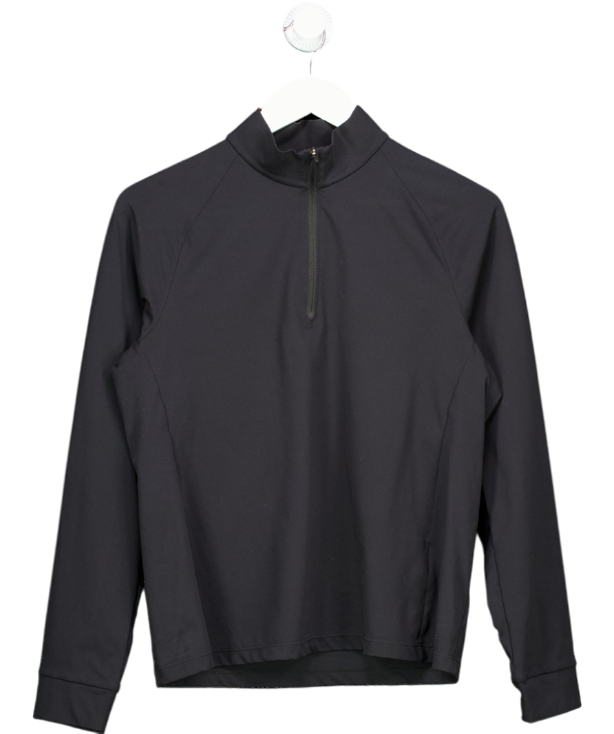 Uniqlo Black Dry-ex Half-zip Top UK M