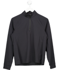 Uniqlo Black Dry-ex Half-zip Top UK M