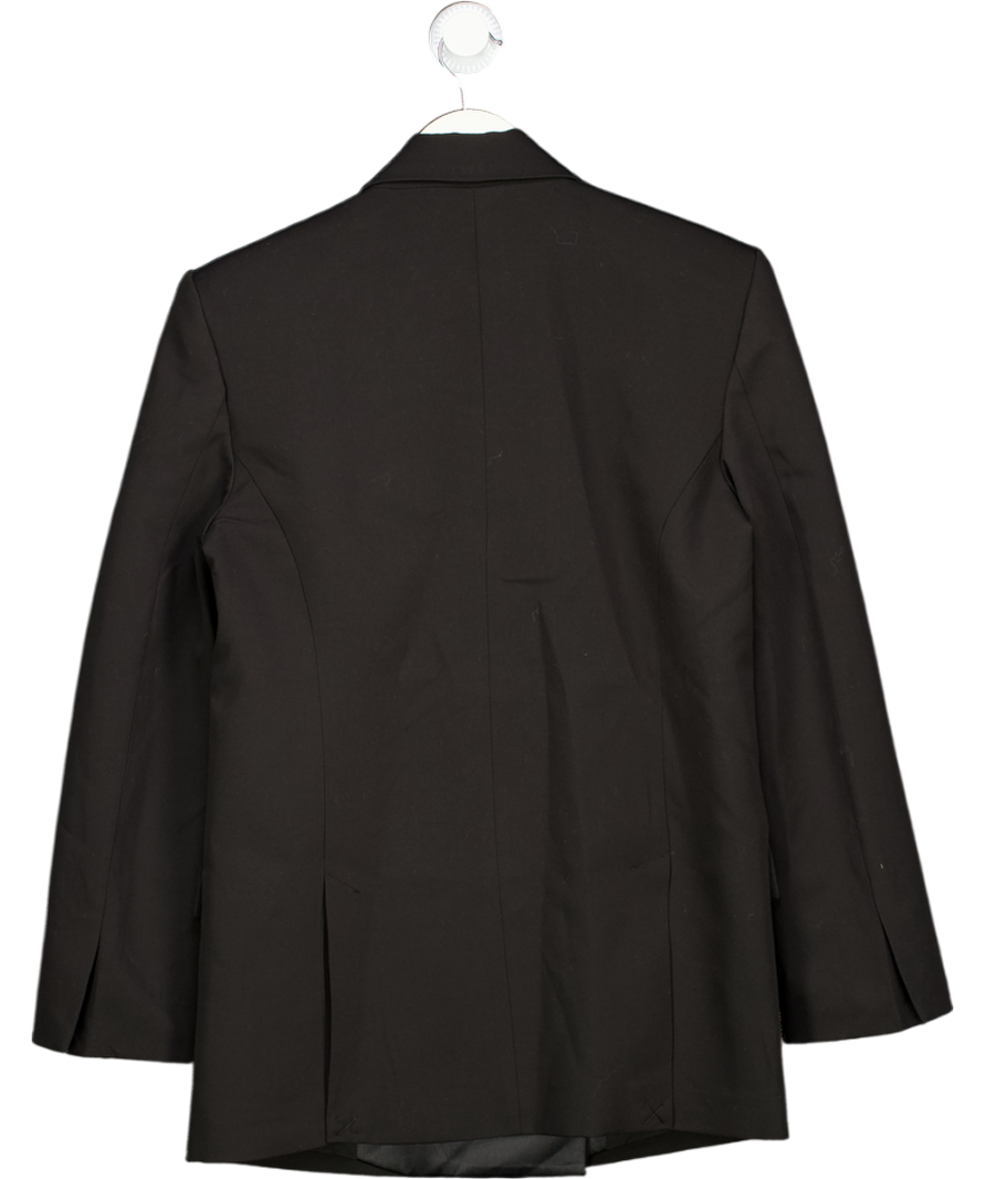 H&M Black Edition Double Breasted Tux Jacket UK XS