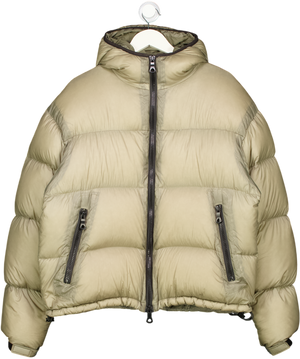 MKI MIYUKI ZOKU Green Translucent Hooded Bubble Jacket UK M