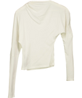 Runway Ticket White Soft Long Sleeve Top UK S