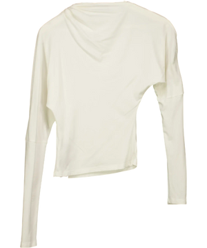 Runway Ticket White Soft Long Sleeve Top UK S