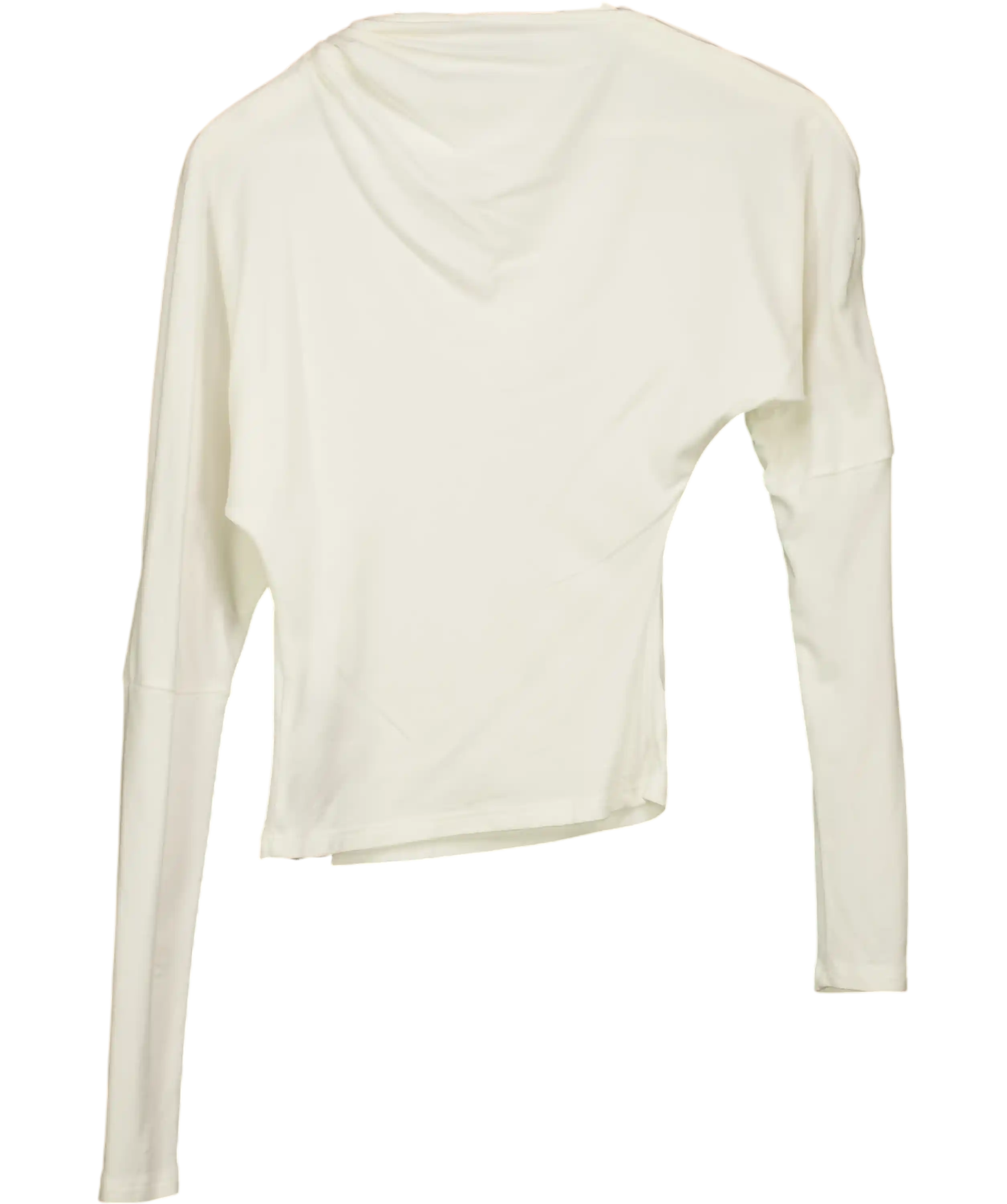 Runway Ticket White Soft Long Sleeve Top UK S
