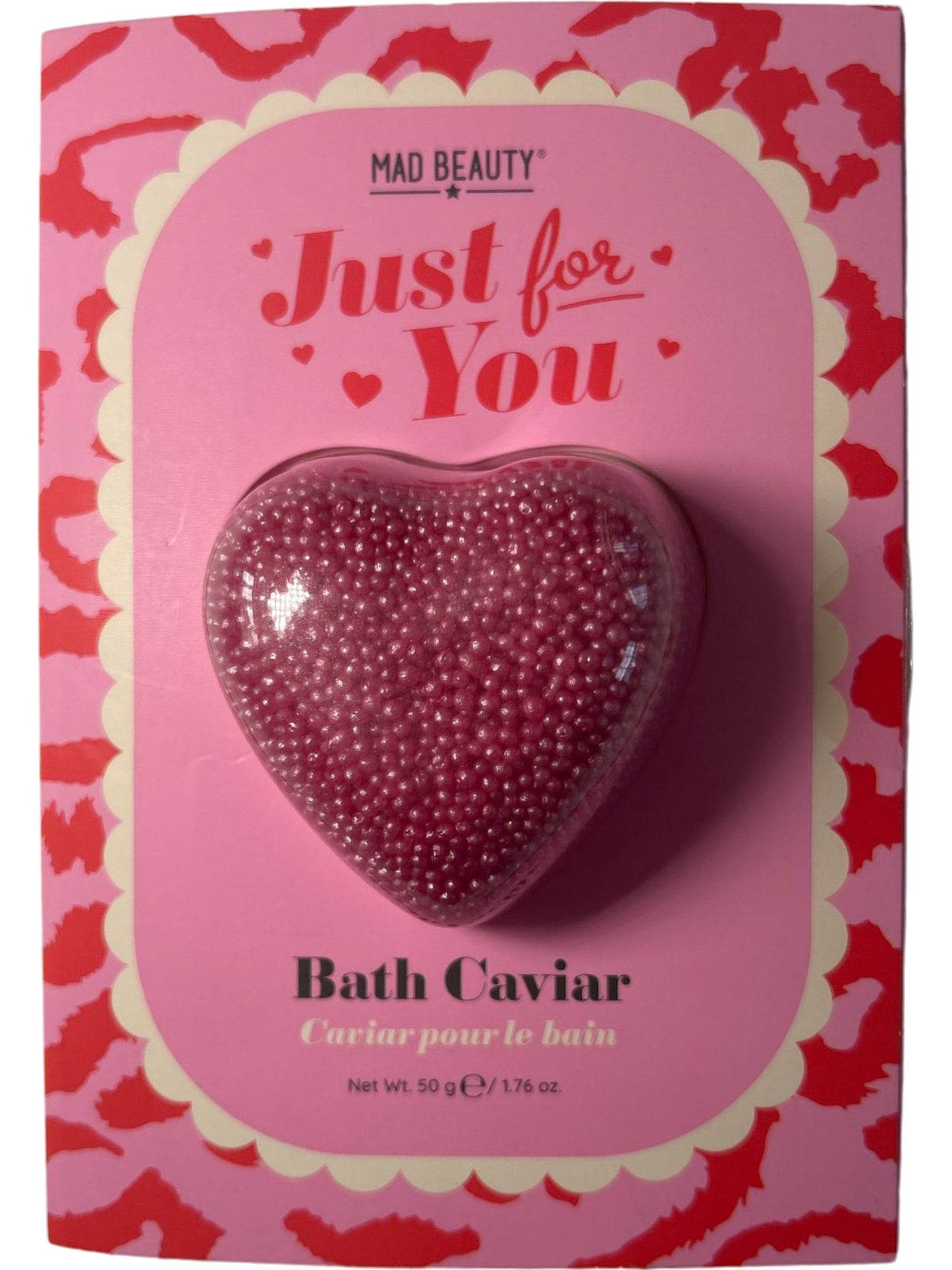 MAD BEAUTY Pink Bath Caviar 'Just for You' Wild Cherry 50g