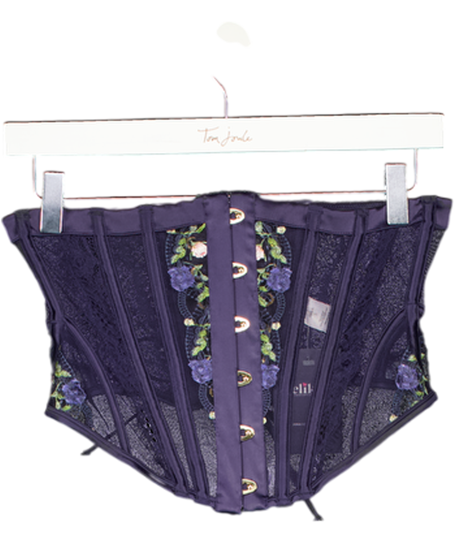 Lounge Blue Dahlia Corset/ Band UK S