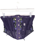 Lounge Blue Dahlia Corset/ Band UK S