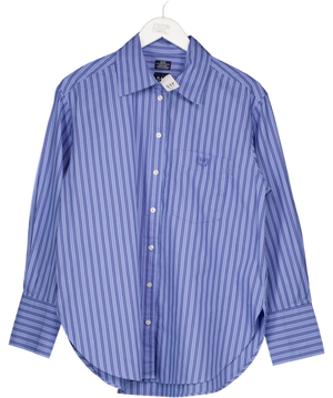 GAP Blue Stripe Poplin Oversized Shirt UK XS
