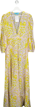 A Mere Co Multicoloured Maxi Dress In Retro Print UK S