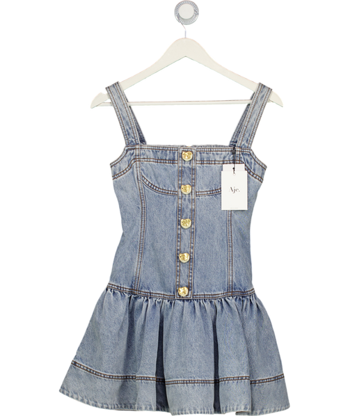 AJE. Blue Birch Denim Mini Dress UK 6