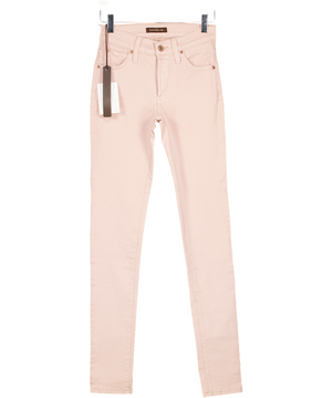 JAMES JEANS Rose Pink Mid-rise Skinny Jeans W24