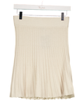 ZARA Cream Knit Fit & Flare Mini Skirt UK M