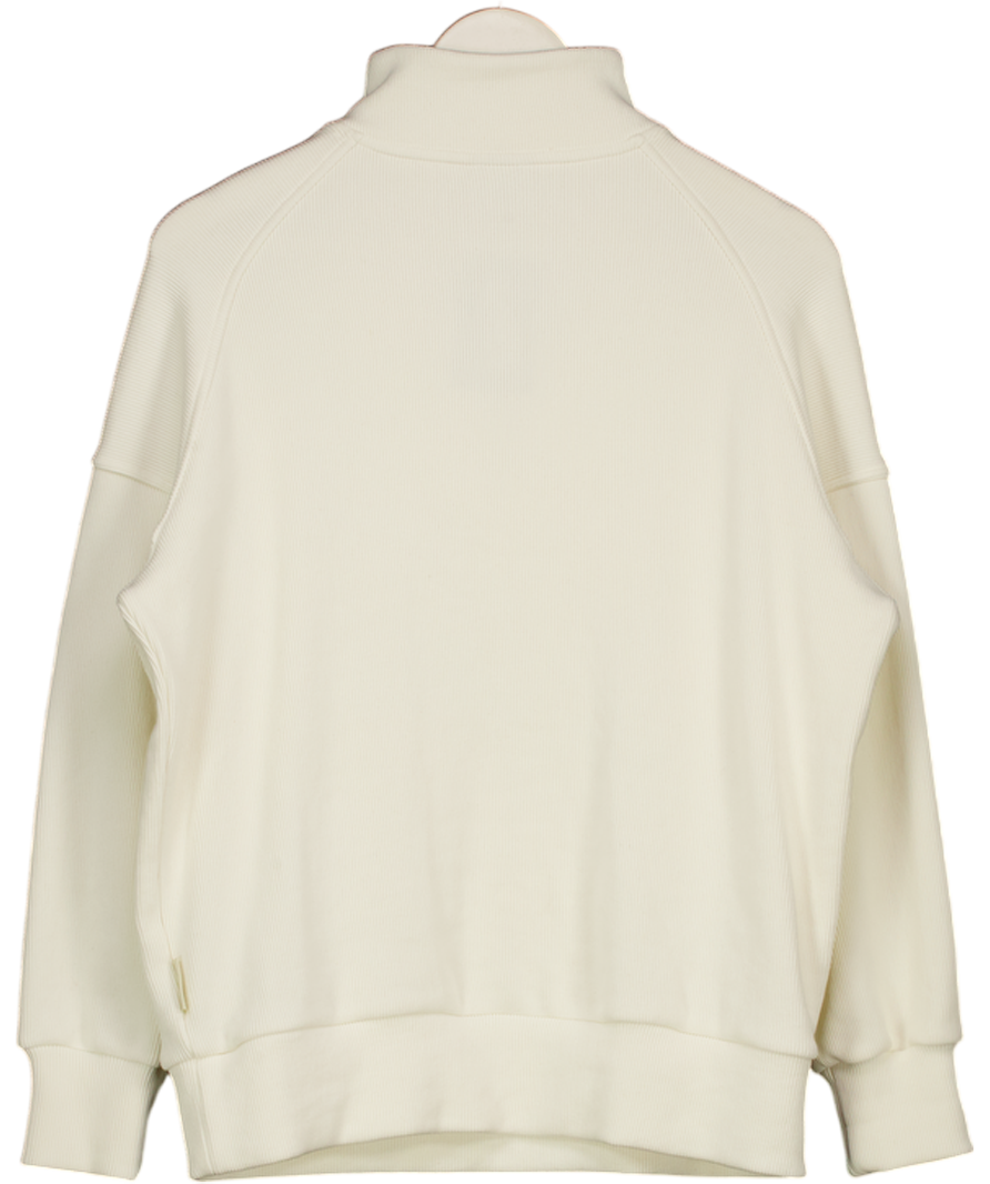 VARLEY Cream Rhea 1/2 Zip Sweatshirt UK XS