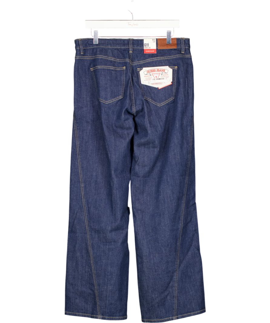 GUESS Blue G11 Wide Leg Jeans L32 W32