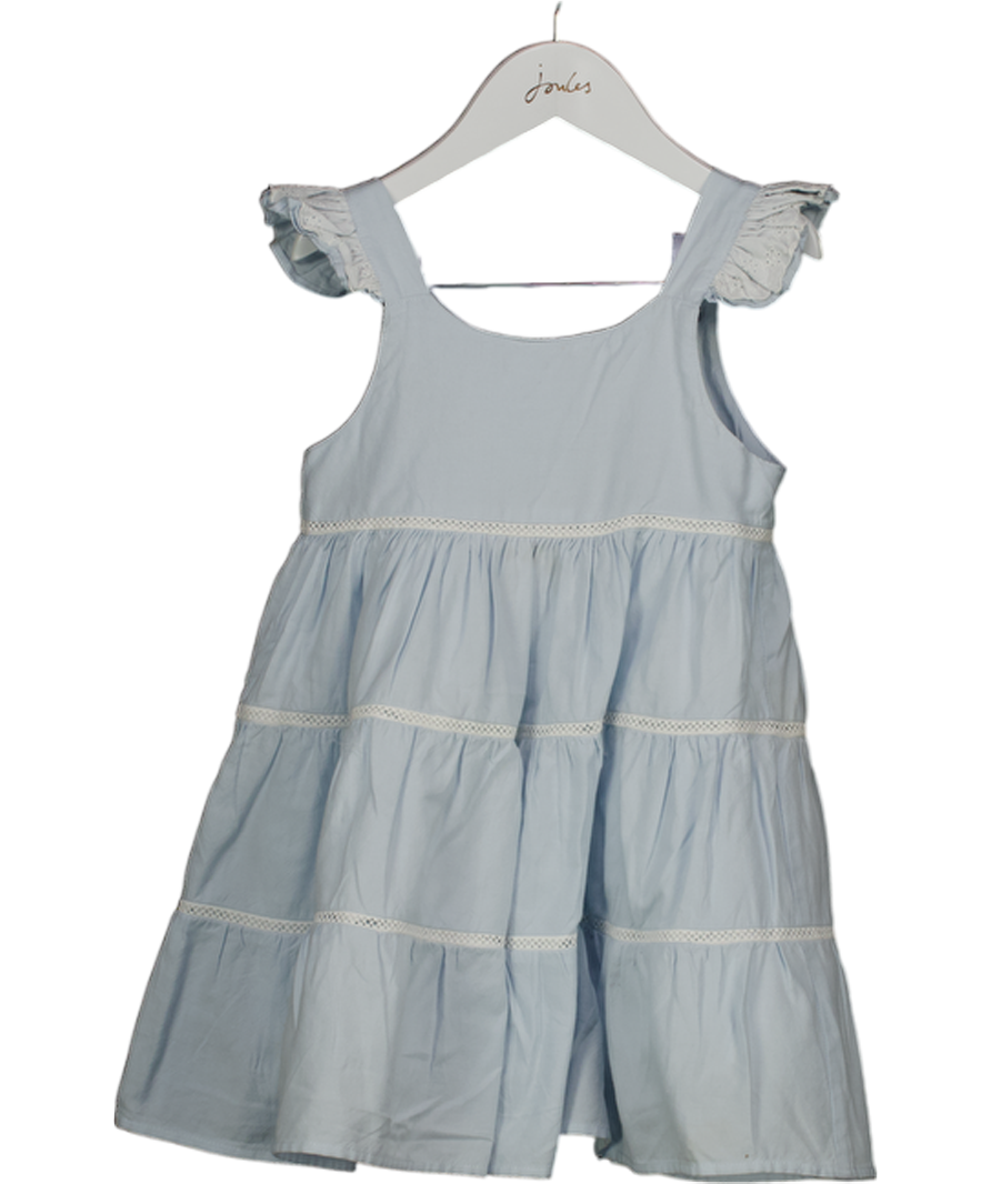 Bendita Baby Blue Lace Inset Tiered Sun Dress 4 Years