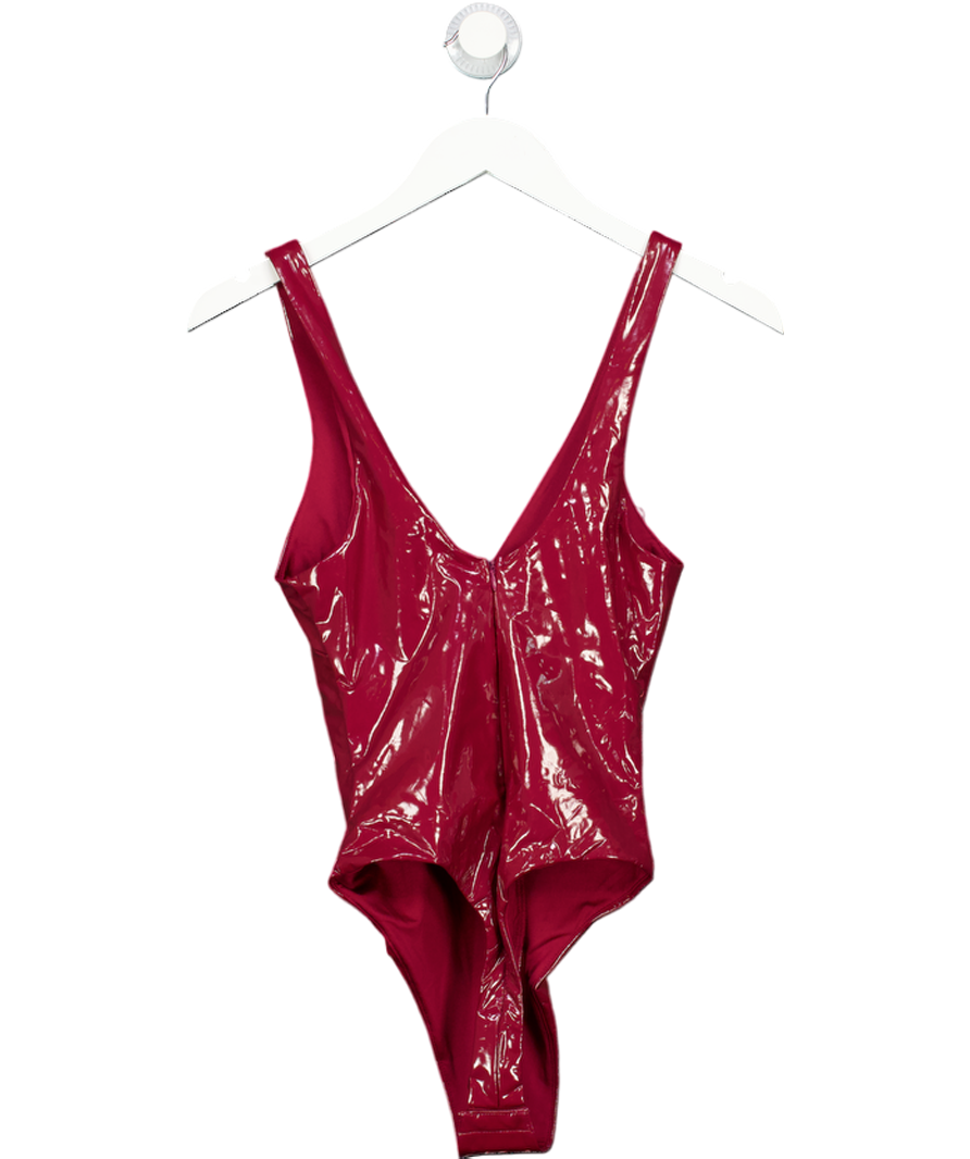 Outcast Red Jupiter Bodysuit Burgundy UK S
