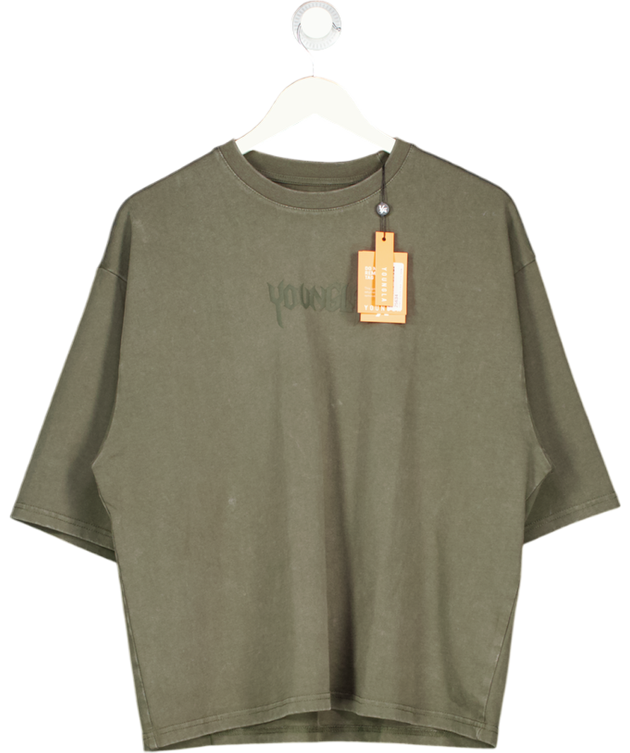 Young LA Green The Midnight Collection T-shirt UK L