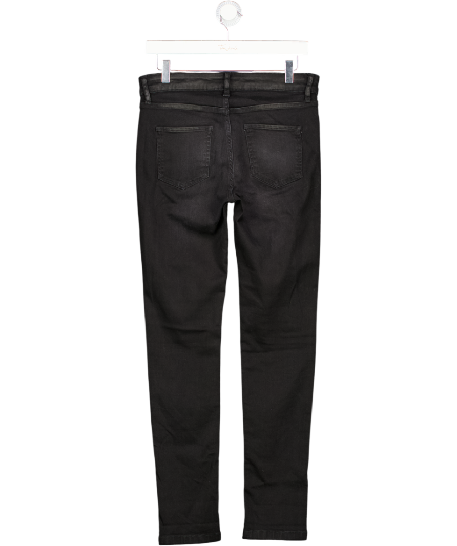 DONNA IDA Black Doris The Mid Rise Slouchy Skinny Jeans W25