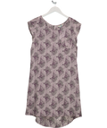Boden Purple Floral Short Sleeve Shift Dress UK 14