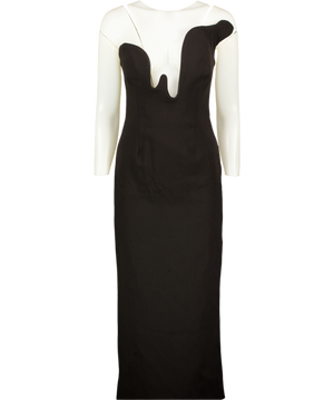 BARDOT Rosalyn Midi Dress In Black UK 8