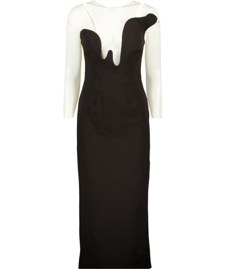 BARDOT Rosalyn Midi Dress In Black UK 8