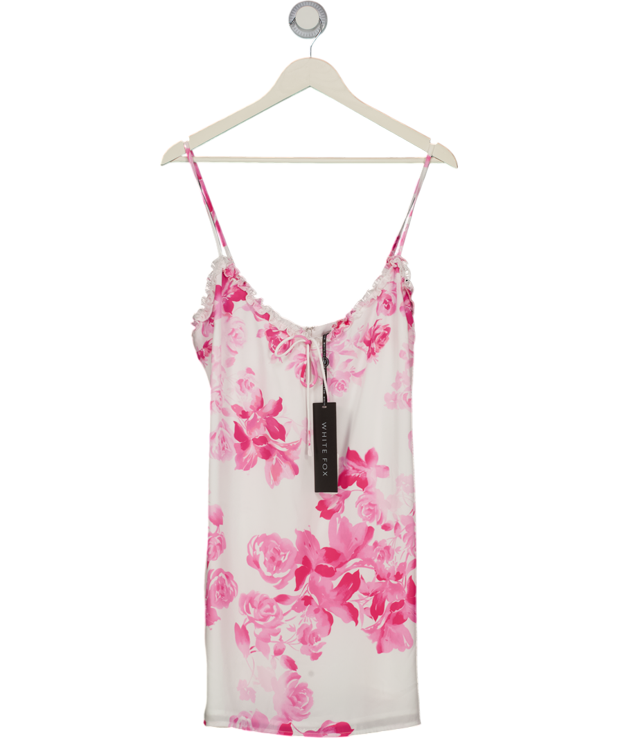 WHITE FOX White That One Friend Mini Dress Rose Bouquet UK XL