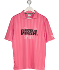 Puma Pink Printed Sports Jersey UK S