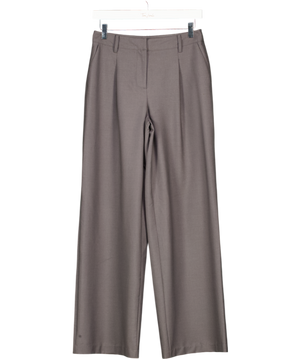 NA-KD Grey Low Waist Suit Pants UK 6