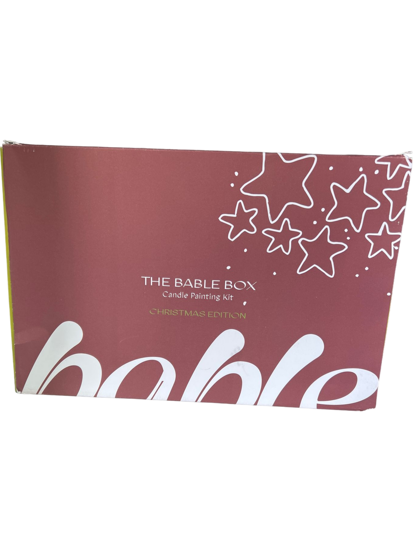 The Babble Box Christmas Edition Candle Painting Kit