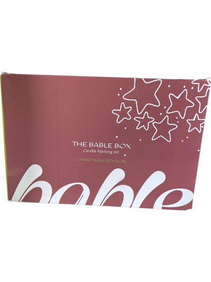 The Babble Box Christmas Edition Candle Painting Kit