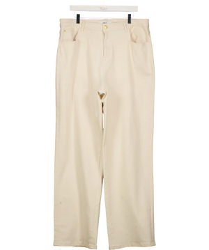 Ambela Cream Mum Jeans UK M