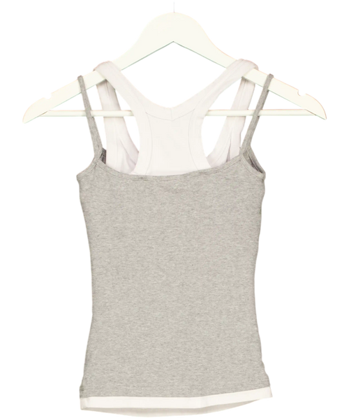 Acsense Studio Grey Layered Top UK S