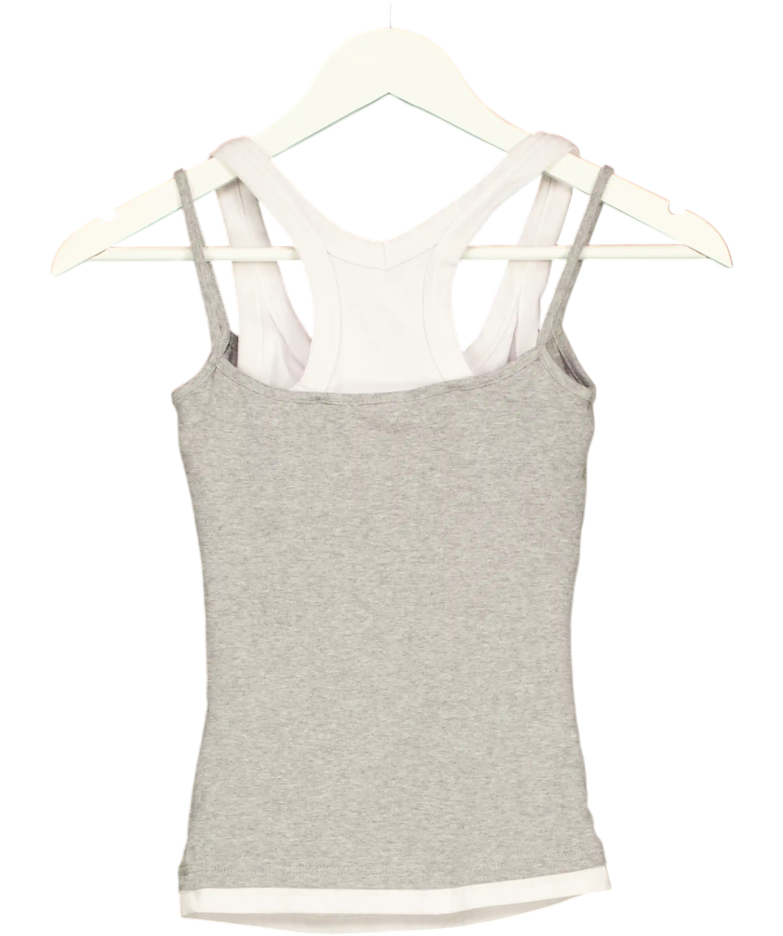 Acsense Studio Grey Layered Top UK S