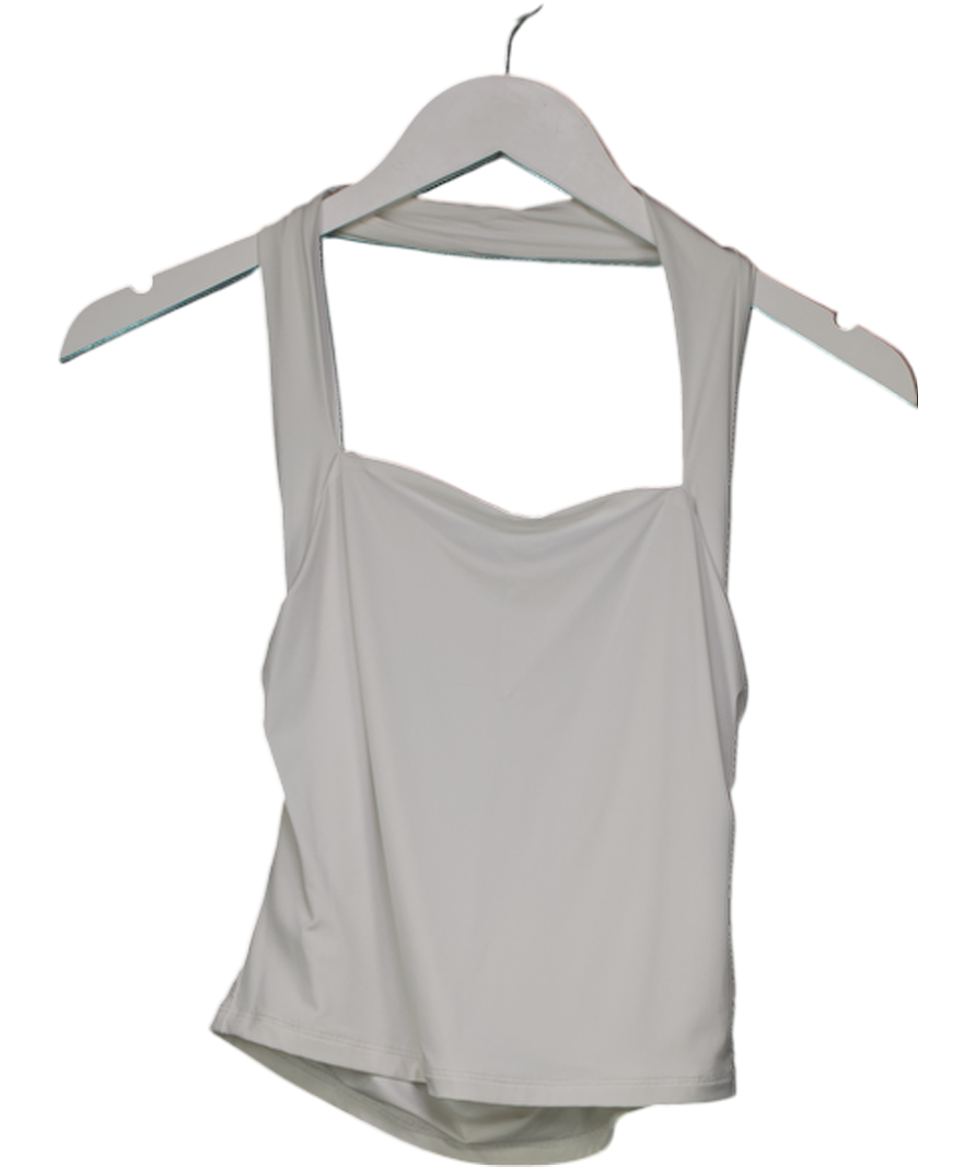 White Fox When I&#39;m With You Halter Top White UK M